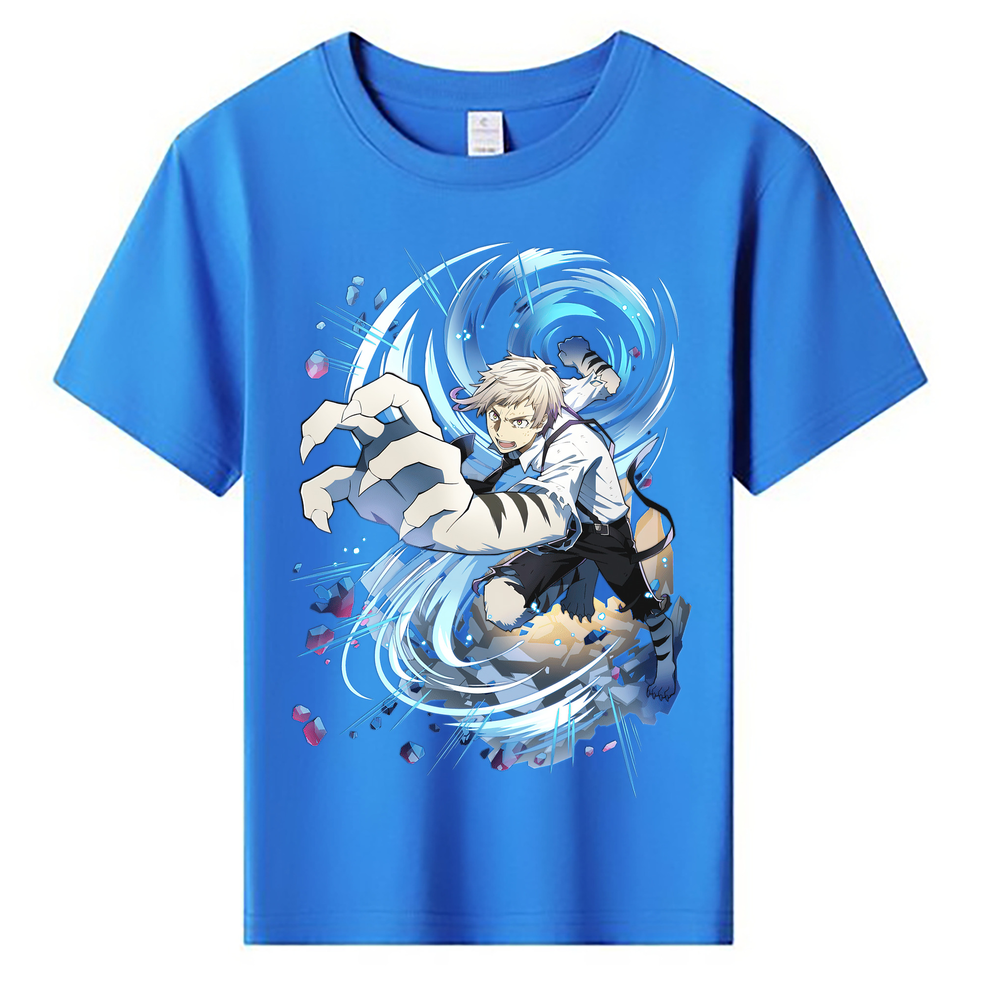 （画像用） 文豪ストレイドッグス Bungo Stray Dogs 綿100％キッズTシャツ（フロントプリント）